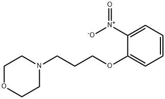 4-(3-(2-硝基苯氧基)丙基)吗啉 结构式