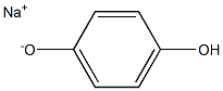 Sodium 4-hydroxyphenolate 结构式