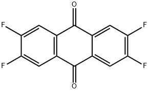 2,3,6,7-TETRAFLUOROANTHRACENE-9,10-DIONE 结构式