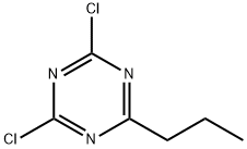 2,4-Dichloro-6-(n-propyl)triazine 结构式