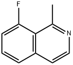 8-氟-1-甲基异喹啉 结构式