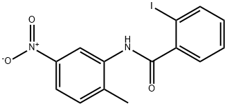 2-iodo-N-(2-methyl-5-nitrophenyl)benzamide 结构式