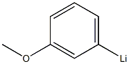 Lithium, (3-methoxyphenyl)- 结构式