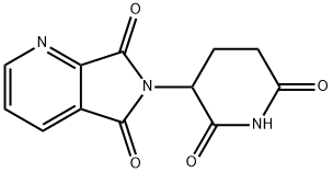 5H-Pyrrolo[3,4-b]pyridine-5,7(6H)-dione, 6-(2,6-dioxo-3-piperidinyl)- 结构式
