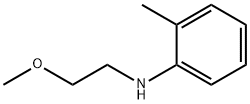 N-(2-methoxyethyl)-2-methylaniline 结构式