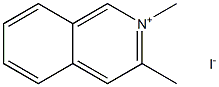 2,3-DIMETHYLISOQUINOLINIUM IODIDE 结构式