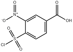 4-(chlorosulfonyl)-3-nitrobenzoic acid 结构式