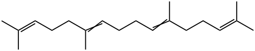 2,6,10,14-Hexadecatetraene, 2,6,11,15-tetramethyl- 结构式