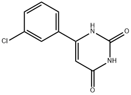 6-(3-氯苯基)-1,2,3,4-四氢嘧啶-2,4-二酮 结构式