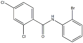 N-(2-bromophenyl)-2,4-dichlorobenzamide 结构式