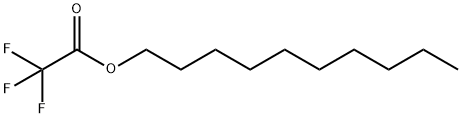 Acetic acid, 2,2,2-trifluoro-, decyl ester 结构式