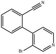 3-Bromo-4-(2-cyanophenyl)pyridine 结构式