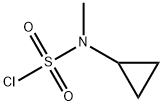 N-环丙基-N-甲基氨磺酰氯化 结构式