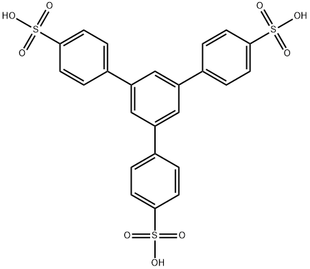 5'-(4-sulfophenyl)-[1,1':3',1''-terphenyl]-4,4''-disulfonic acid 结构式