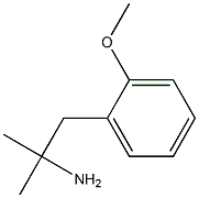 1-(2-methoxyphenyl)-2-methylpropan-2-amine 结构式