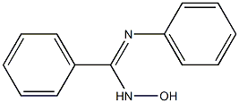 (Z)-N-hydroxy-N'-phenylbenzenecarboximidamide 结构式
