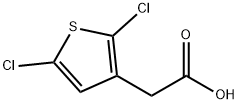 2-(2,5-dichlorothiophen-3-yl)acetic acid 结构式