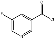 5-Fluoro-nicotinoyl chloride 结构式