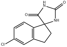 5'-氯-2',3'-二氢螺[咪唑烷-4,1'-茚]-2,5-二酮 结构式
