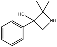 2,2-dimethyl-3-phenylazetidin-3-ol 结构式