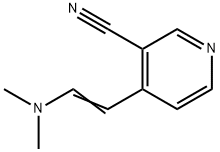 (E)-4-(2-(二甲基氨基)乙烯基)烟腈 结构式