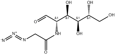 N-叠氮基乙酰基甘氨酸胺 结构式