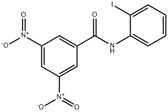 N-(2-iodophenyl)-3,5-dinitrobenzamide 结构式