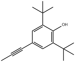 Phenol, 2,6-bis(1,1-diMethylethyl)-4-(1-propyn-1-yl)- 结构式