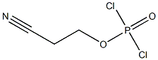2-cyanoethyl chlorophosphonochloridate 结构式