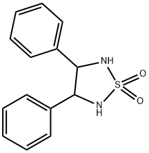 1,2,5-Thiadiazolidine, 3,4-diphenyl-, 1,1-dioxide 结构式