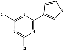 2,4-Dichloro-6-(3-thienyl)-1,3,5-triazine 结构式