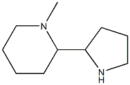 1-甲基-2-(吡咯烷-2-基)哌啶 结构式