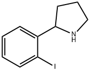 2-(2-碘苯基)吡咯烷 结构式
