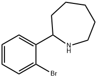 2-(2-溴苯基)氮杂环庚烷 结构式