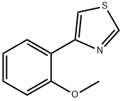 4-(2-Methoxyphenyl)thiazole 结构式