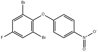 1,3-dibromo-5-fluoro-2-(4-nitrophenoxy)benzene 结构式