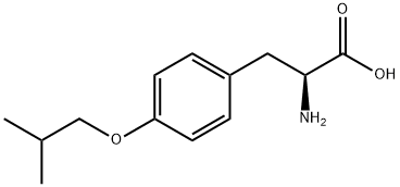 (2S)-2-amino-3-[4-(2-methylpropoxy)phenyl]propanoic acid 结构式