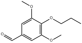 3,5-dimethoxy-4-propoxybenzaldehyde 结构式