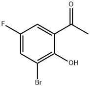 1-(3-溴-5-氟-2-羟基苯基)乙烷-1-酮 结构式