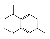 2-methoxy-4-methyl-1-prop-1-en-2-ylbenzene 结构式