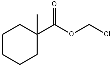 1-甲基环己烷甲酸氯甲基酯 结构式