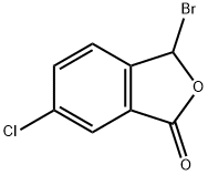 1(3H)-Isobenzofuranone, 3-bromo-6-chloro- 结构式