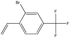 2-溴-4-(三氟甲基)-1-乙烯基苯 结构式