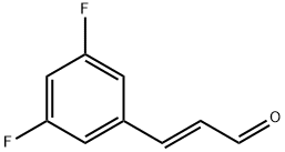 (E)-3-(3,5-二氟苯基)丙烯醛 结构式