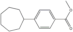 methyl 4-cycloheptylbenzoate 结构式