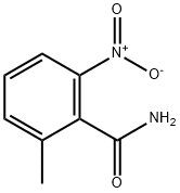 2-甲基-6-硝基苯甲酰胺 结构式