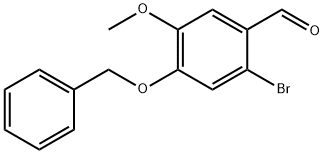 4-Benzyloxy-2-broMo-5-Methoxy-benzaldehyde 结构式