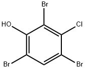 2,4,6-tribromo 3-chlorophenol 结构式