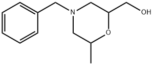 ((2S,6S)-4-benzyl-6-MethylMorpholin-2-yl)Methanol 结构式