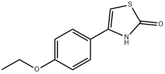 4-(4-乙氧基苯基)-2,3-二氢-1,3-噻唑-2-酮 结构式